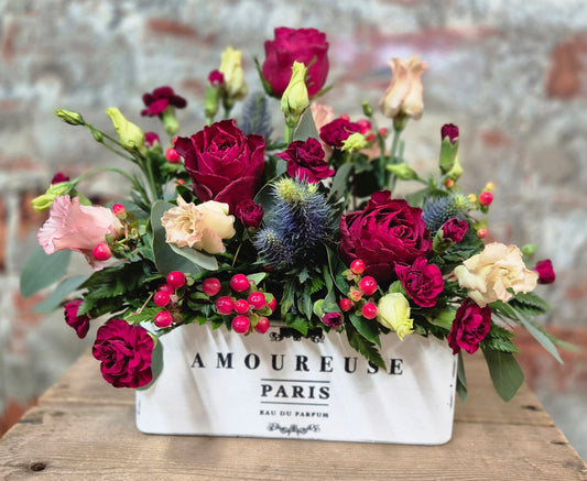 Seasonal Flower Crate