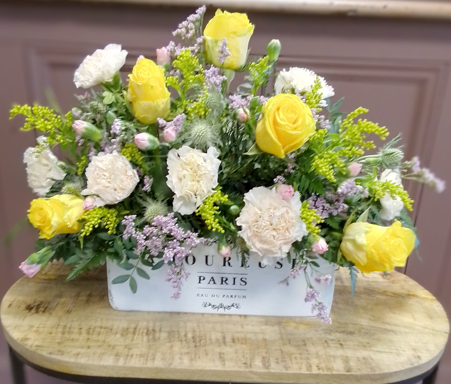 Wooden crate arrangements