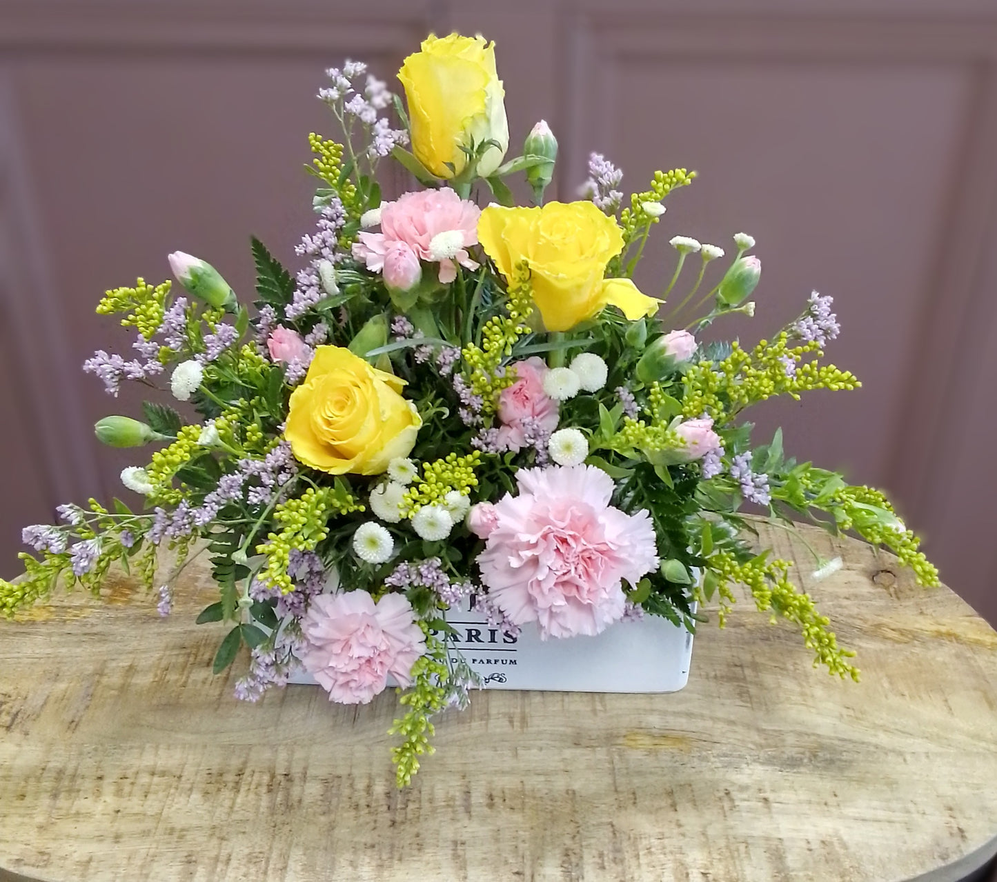 Wooden crate arrangements