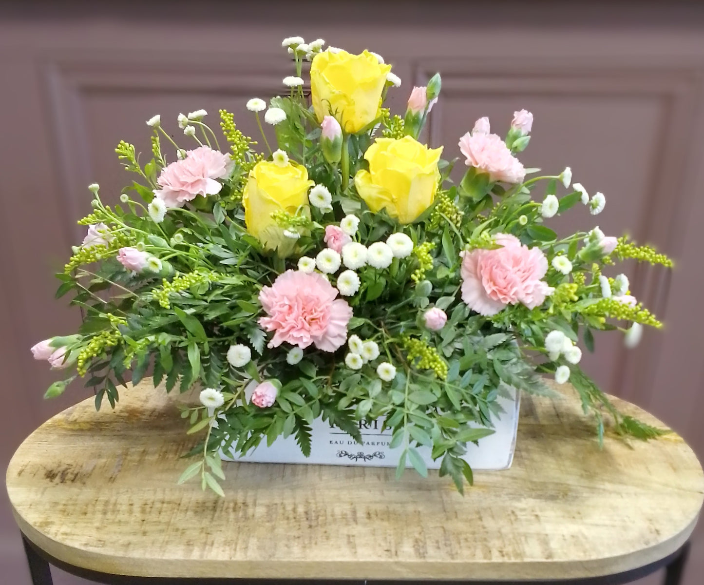 Wooden crate arrangements