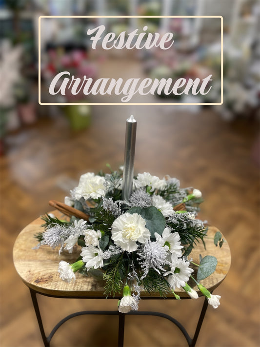 White Festive arrangement