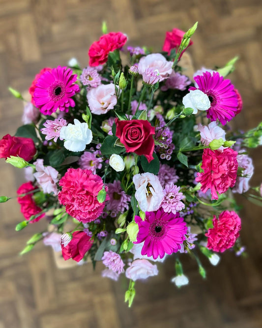 Hand crafted Hat Box Arrangement