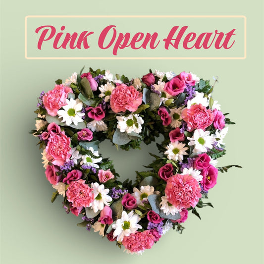 Pink Open Heart