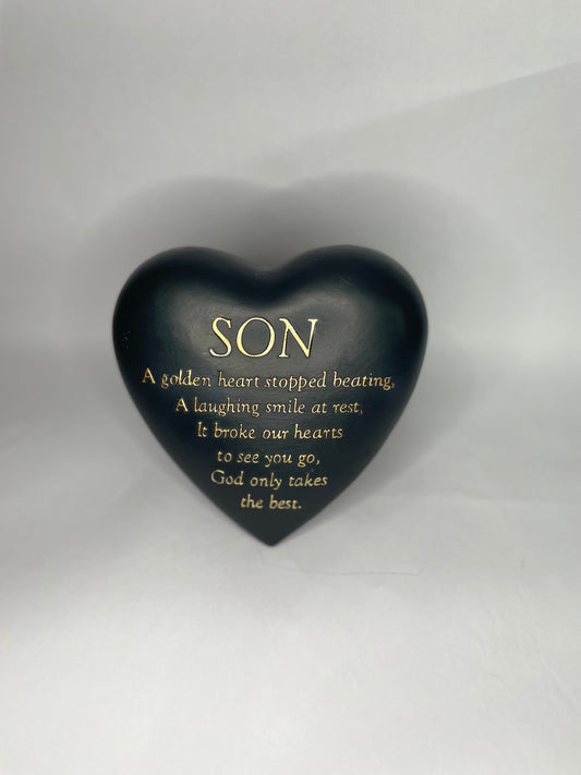 Son Graveside memorial Plaque