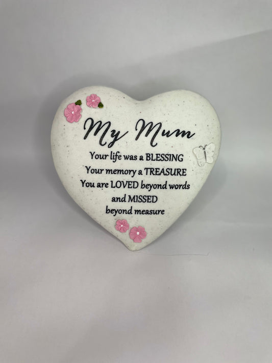 My Mum Graveside Memorial Plaque