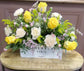 Wooden crate arrangements