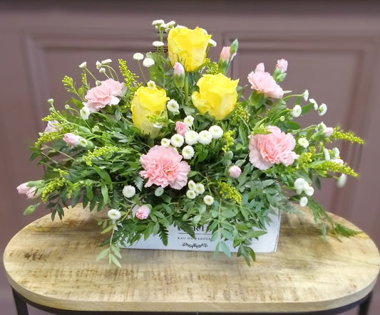 Wooden crate arrangements