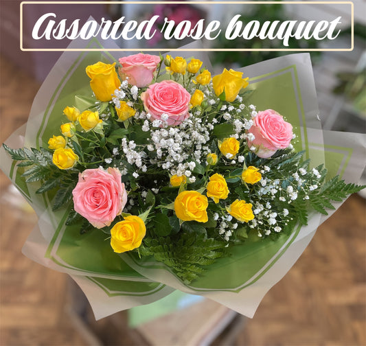 Assorted rose bouquet