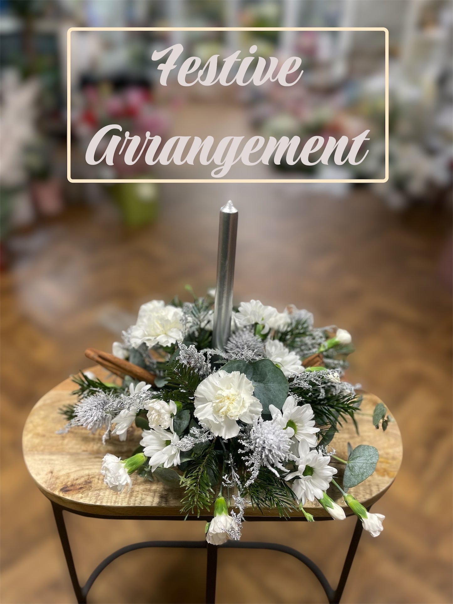 White Festive arrangement