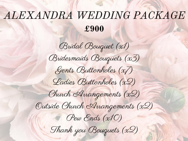 Alexandra wedding package