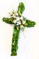 Laurel & White Rose Cross